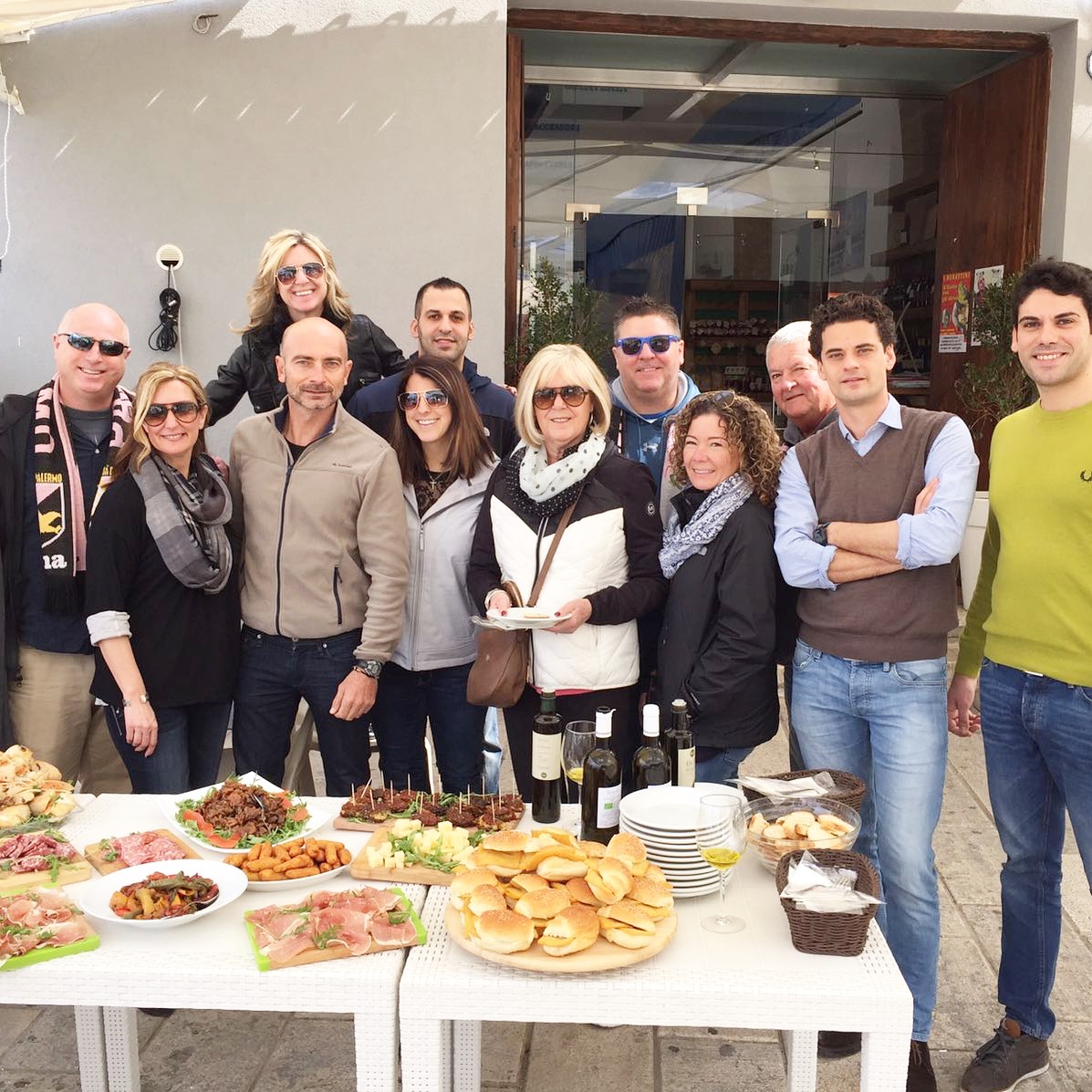 Street food and wine tasting